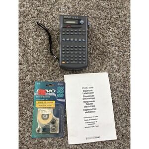 Dymo 1000 Electronic Label Maker Vintage with Manual And Tape Package